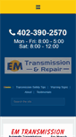 Mobile Screenshot of emtransmission.com